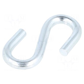 Quick link S type | steel | zinc | Size: 5mm