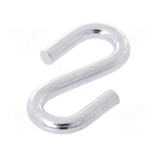 Quick link S type | steel | zinc | Size: 6mm