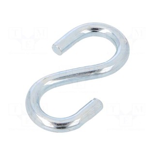 Quick link S type | steel | zinc | Size: 7mm