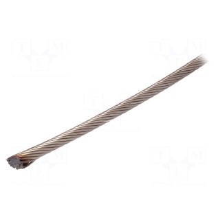 Rope | acid resistant steel A4 | Ørope: 5mm | L: 50m | 629kg