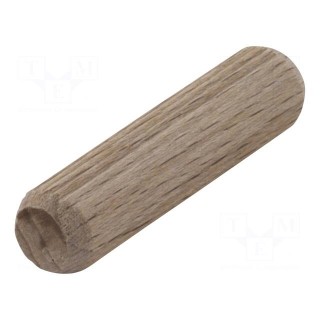 Assembly stud | wood (beech) | Ø: 10mm | L: 40mm | 120pcs.