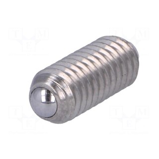 Ball latch | A2 stainless steel | BN 13370 | Thread: M6 | 15mm | HALDER