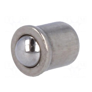 Ball latch | A2 stainless steel | BN 13376 | L: 5mm | Ømount.hole: 4mm