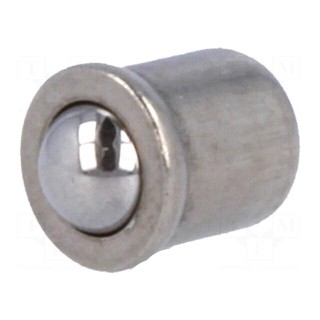 Ball latch | A2 stainless steel | BN: 13376 | L: 6mm | Ømount.hole: 4mm