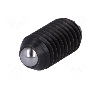 Ball latch | steel | BN: 13363 | Thread: M8 | 17.5mm | Cut: slotted