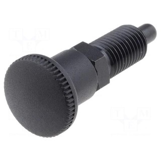 Indexing plungers | Thread: M12 | Plating: black finish | 6mm
