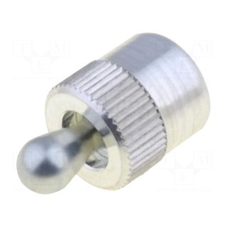 Side thrust pin | Øout: 6mm | Overall len: 11mm | Tip mat: steel | 20N