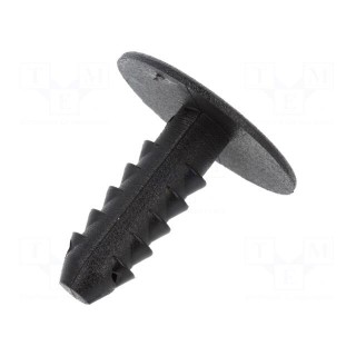 Trim clip | 10pcs | Fiat | OEM: 718202808 | L: 24.9mm | polyamide | black