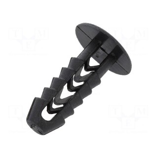 Trim clip | 25pcs | Fiat | OEM: 14591887 | L: 25.4mm | polyamide | black