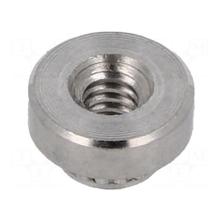 Screwed spacer sleeve | 1.65mm | cylindrical | stainless steel