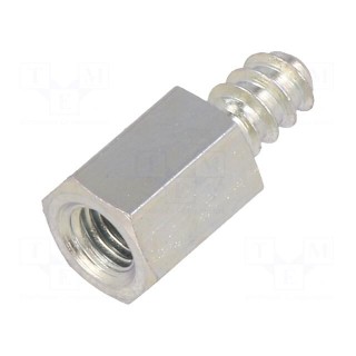 Screwed spacer sleeve | Int.thread: M5 | 10mm | Ext.thread: ST4,8