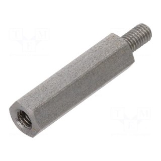 Screwed spacer sleeve | Int.thread: M3 | 20mm | Ext.thread: M3