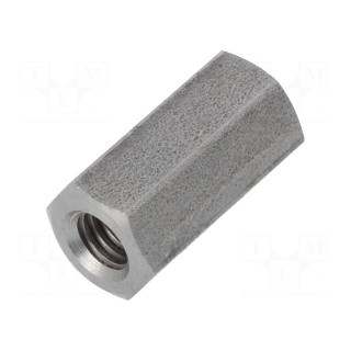 Screwed spacer sleeve | Int.thread: M6 | 20mm | hexagonal