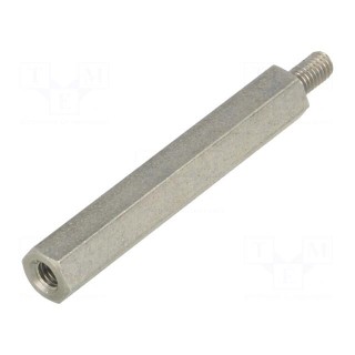 Screwed spacer sleeve | Int.thread: M3 | 35mm | Ext.thread: M3
