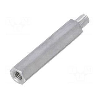 Screwed spacer sleeve | 40mm | Int.thread: M5 | Ext.thread: M5