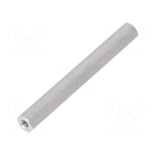 Screwed spacer sleeve | Int.thread: M2,5 | 45mm | hexagonal