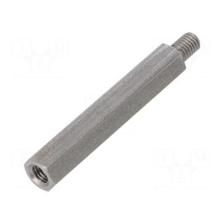 Screwed spacer sleeve | Int.thread: M5 | 45mm | Ext.thread: M5