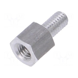 Screwed spacer sleeve | Int.thread: M3 | 5mm | Ext.thread: M3