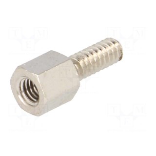 Screwed spacer sleeve | Int.thread: M3 | 5mm | Ext.thread: UNC4-40