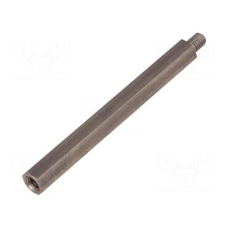 Screwed spacer sleeve | Int.thread: M5 | 75mm | Ext.thread: M5