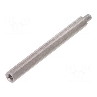 Screwed spacer sleeve | Int.thread: M5 | 80mm | Ext.thread: M5