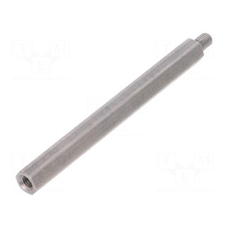 Screwed spacer sleeve | Int.thread: M5 | 85mm | Ext.thread: M5
