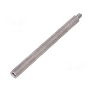 Screwed spacer sleeve | Int.thread: M5 | 95mm | Ext.thread: M5