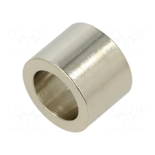 Spacer sleeve | 12mm | cylindrical | brass | nickel | Out.diam: 16mm