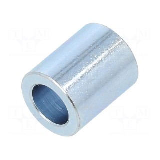 Spacer sleeve | 12mm | cylindrical | steel | zinc | Out.diam: 10mm