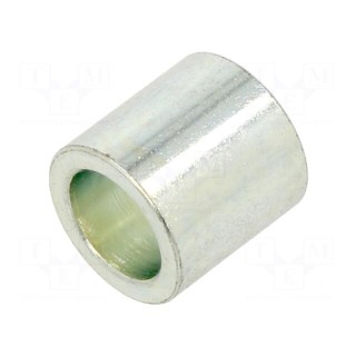 Spacer sleeve | 12mm | cylindrical | steel | zinc | Out.diam: 12mm
