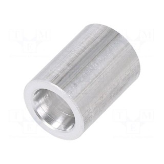 Spacer sleeve | 16mm | cylindrical | aluminium | Out.diam: 12mm
