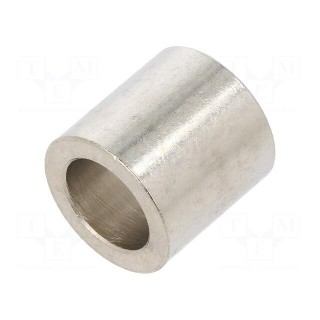 Spacer sleeve | 16mm | cylindrical | brass | nickel | Out.diam: 16mm