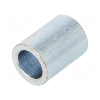 Spacer sleeve | 16mm | cylindrical | steel | zinc | Out.diam: 12mm