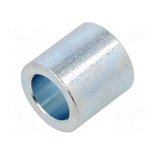 Spacer sleeve | 16mm | cylindrical | steel | zinc | Out.diam: 16mm