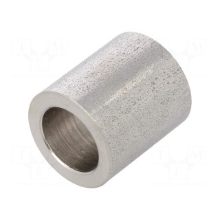 Spacer sleeve | 18mm | cylindrical | stainless steel | Out.diam: 16mm