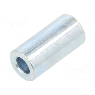 Spacer sleeve | 20mm | cylindrical | steel | zinc | Out.diam: 10mm