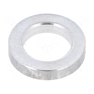 Spacer sleeve | 2mm | cylindrical | aluminium | Out.diam: 10mm
