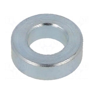 Spacer sleeve | 2mm | cylindrical | steel | zinc | Out.diam: 6mm