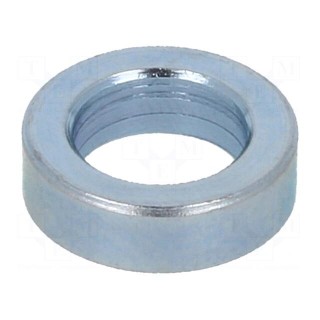 Spacer sleeve | 3mm | cylindrical | steel | zinc | Out.diam: 10mm