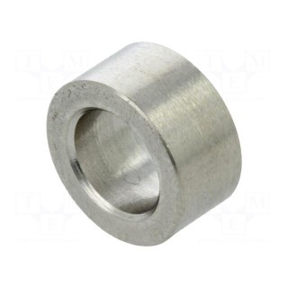 Spacer sleeve | 5mm | cylindrical | stainless steel | Out.diam: 10mm