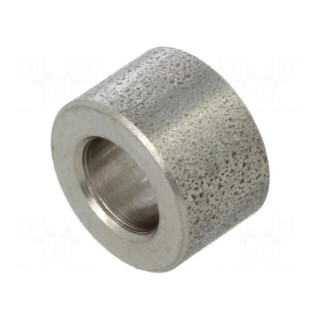Spacer sleeve | 5mm | cylindrical | stainless steel | Out.diam: 8mm