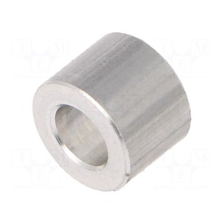 Spacer sleeve | 6mm | cylindrical | aluminium | Out.diam: 8mm