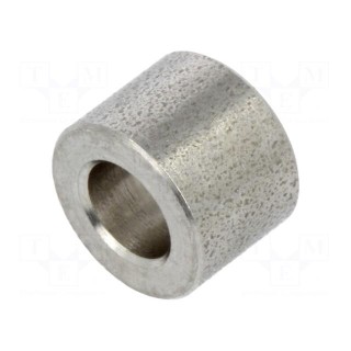 Spacer sleeve | 6mm | cylindrical | stainless steel | Out.diam: 8mm