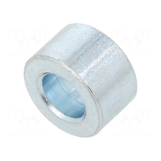 Spacer sleeve | 6mm | cylindrical | steel | zinc | Out.diam: 10mm
