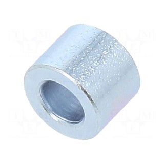Spacer sleeve | 6mm | cylindrical | steel | zinc | Out.diam: 8mm