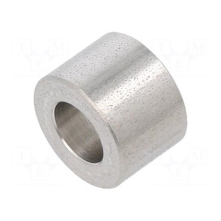 Spacer sleeve | 7mm | cylindrical | stainless steel | Out.diam: 10mm