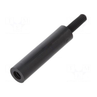 Screwed spacer sleeve | cylindrical | polyamide | M2,5 | M2,5 | 20mm