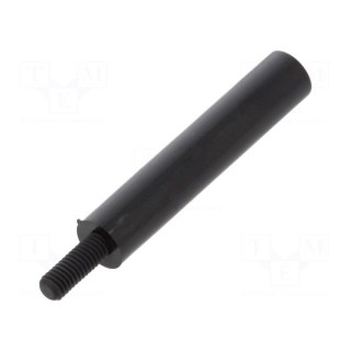 Screwed spacer sleeve | cylindrical | polyamide | M3 | M3 | 30mm | black