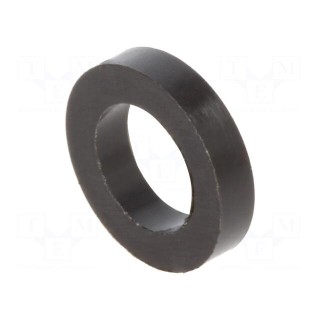 Spacer sleeve | cylindrical | polyamide | L: 2mm | Øout: 10mm | black
