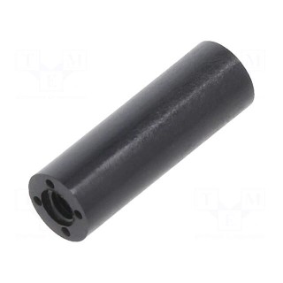 Spacer sleeve | cylindrical | polyamide | M2,5 | L: 15mm | Øout: 5mm